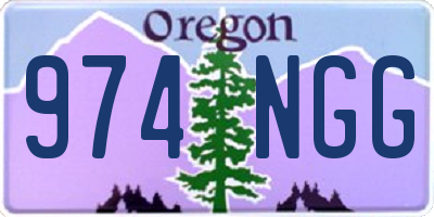 OR license plate 974NGG