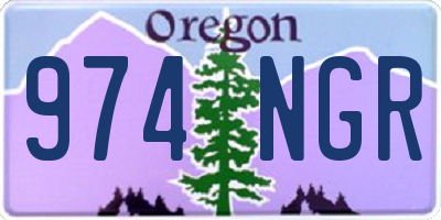 OR license plate 974NGR