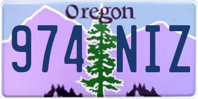 OR license plate 974NIZ