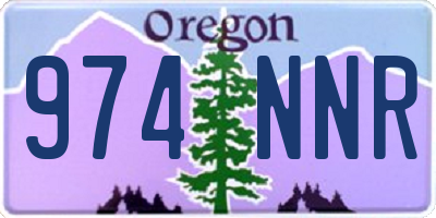 OR license plate 974NNR