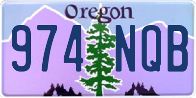 OR license plate 974NQB