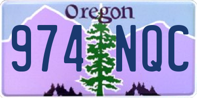 OR license plate 974NQC
