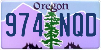 OR license plate 974NQD