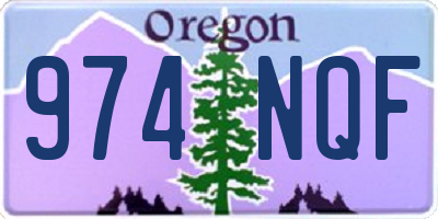 OR license plate 974NQF