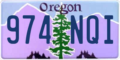 OR license plate 974NQI