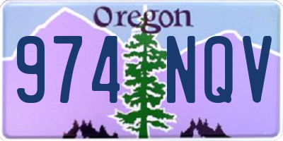 OR license plate 974NQV