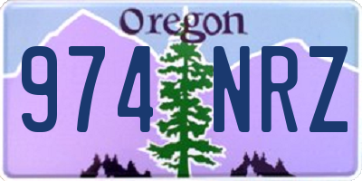 OR license plate 974NRZ