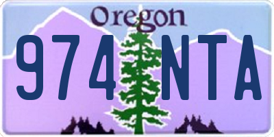 OR license plate 974NTA