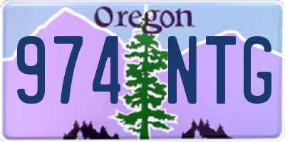 OR license plate 974NTG