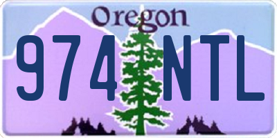 OR license plate 974NTL