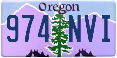 OR license plate 974NVI