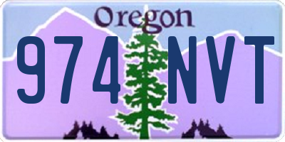 OR license plate 974NVT