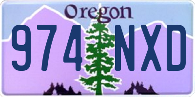 OR license plate 974NXD