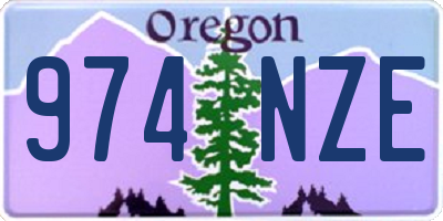 OR license plate 974NZE