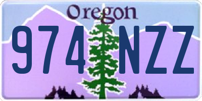 OR license plate 974NZZ