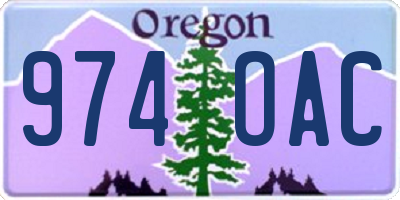 OR license plate 974OAC