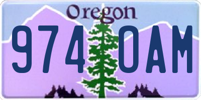 OR license plate 974OAM