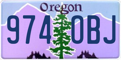 OR license plate 974OBJ