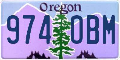 OR license plate 974OBM