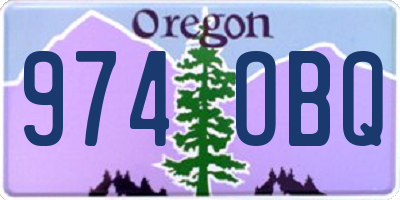 OR license plate 974OBQ