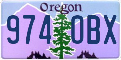 OR license plate 974OBX