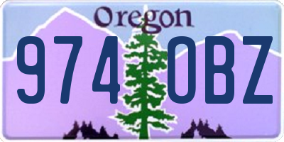 OR license plate 974OBZ