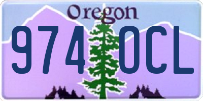 OR license plate 974OCL