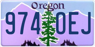 OR license plate 974OEJ