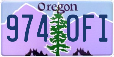 OR license plate 974OFI
