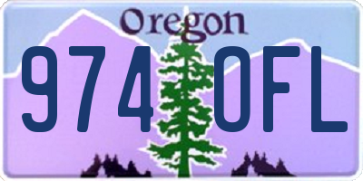 OR license plate 974OFL