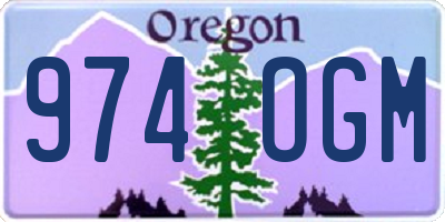 OR license plate 974OGM