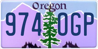 OR license plate 974OGP