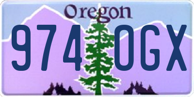 OR license plate 974OGX