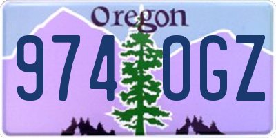 OR license plate 974OGZ