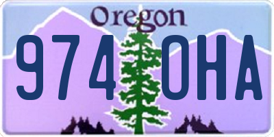OR license plate 974OHA