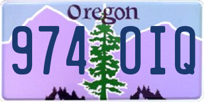 OR license plate 974OIQ