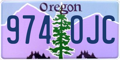 OR license plate 974OJC