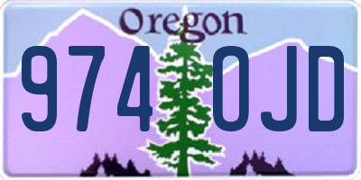 OR license plate 974OJD