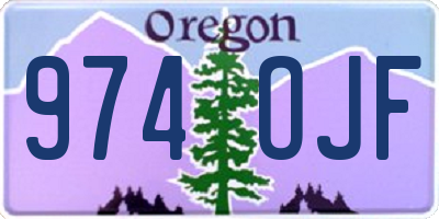 OR license plate 974OJF