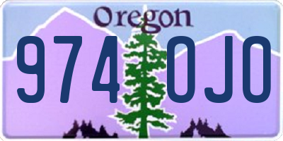 OR license plate 974OJO