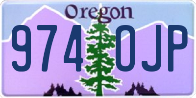 OR license plate 974OJP