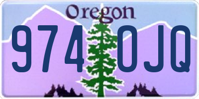 OR license plate 974OJQ