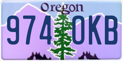 OR license plate 974OKB
