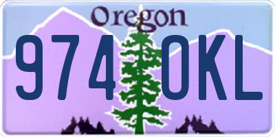 OR license plate 974OKL