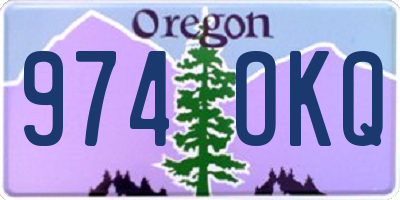 OR license plate 974OKQ