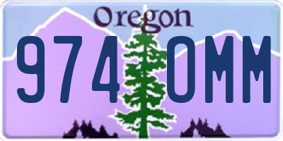OR license plate 974OMM