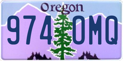 OR license plate 974OMQ