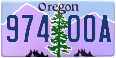 OR license plate 974OOA