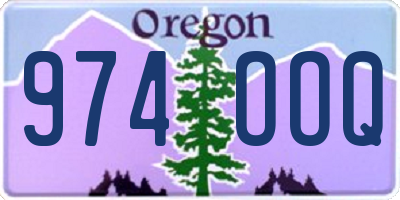 OR license plate 974OOQ