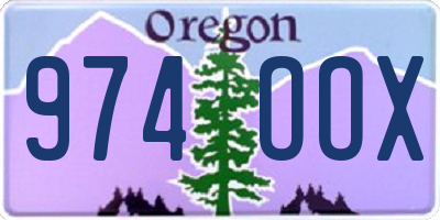 OR license plate 974OOX